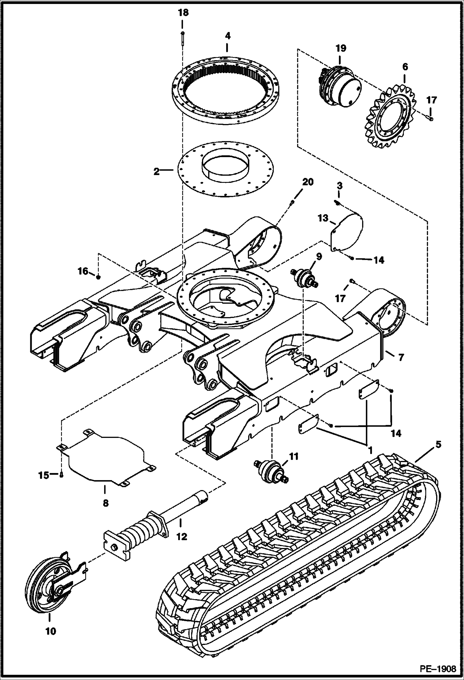 ХОДОВАЯ ЧАСТЬ (СЕРИЙНЫЙ НОМЕР 234611164 И ВЫШЕ И 234711198 И ВЫШЕ)