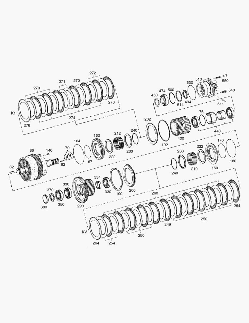 3141 CLUTCH-KV+K1(1) [1397~]