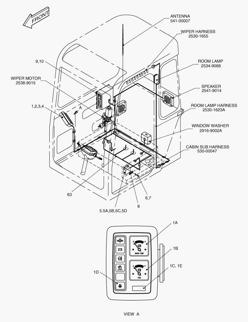 ЭЛЕКТРИЧЕСКИЕ ЗАПЧАСТИ(4)-КАБИНА