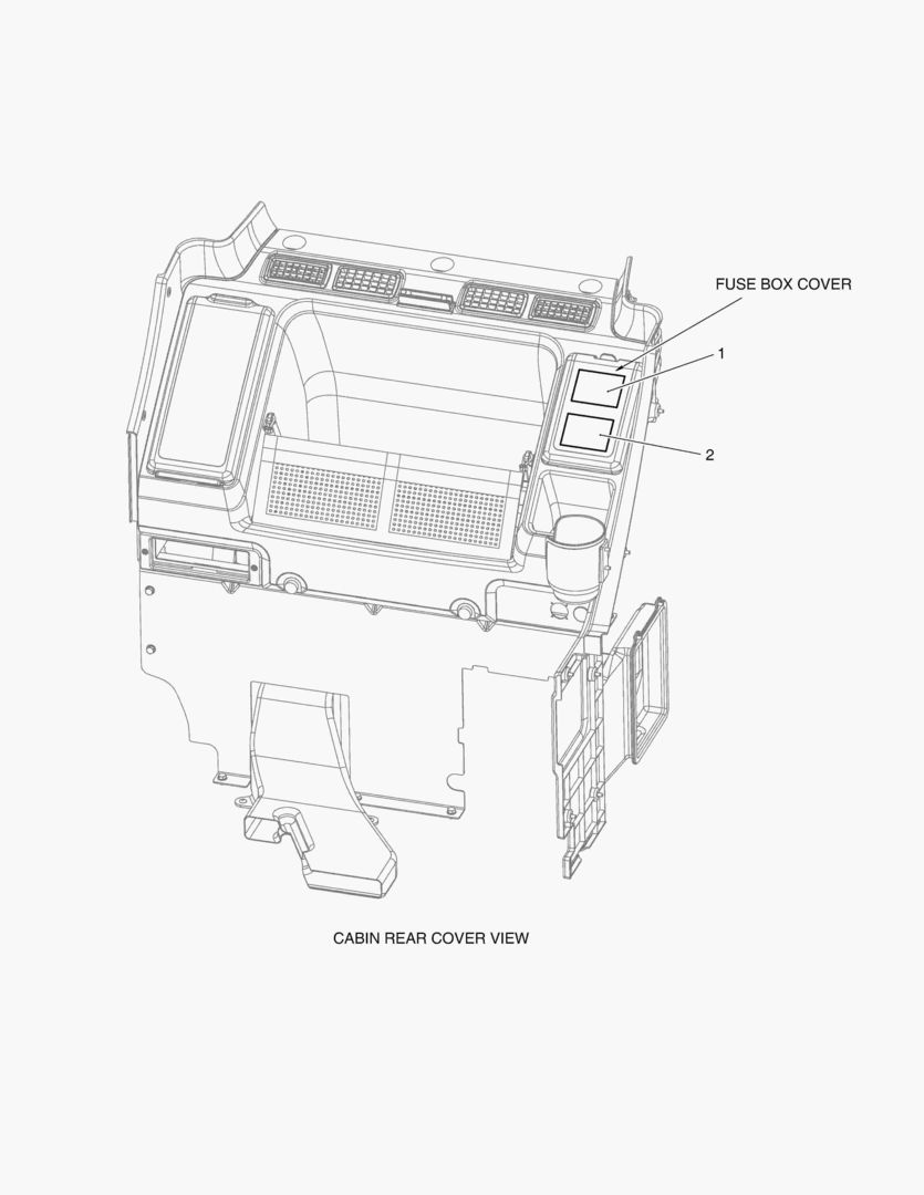 ПРЕДУПРЕЖДАЮЩАЯ ТАБЛИЧКА - БЛОК ПЛАВКИХ ПРЕДОХРАНИТЕЛЕЙ