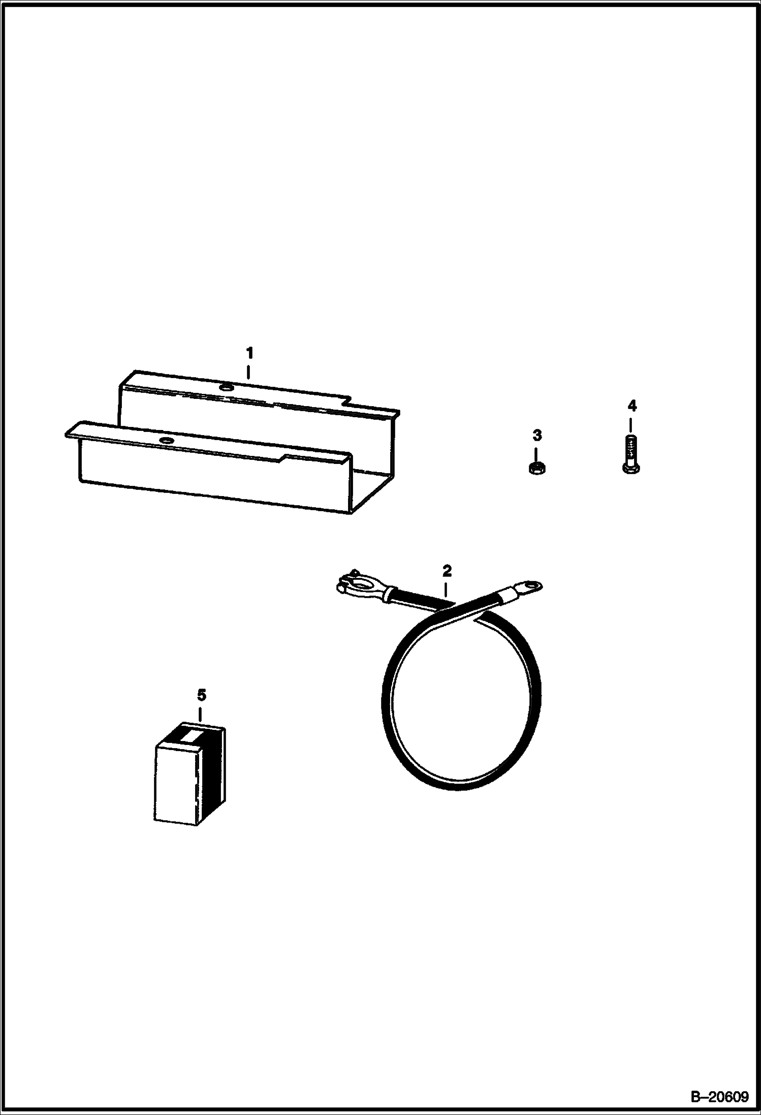 ЭКСКАВАТОР-ПОГРУЗЧИК (КОМПЛЕКТ ДЛЯ УСТАНОВКИ АККУМУЛЯТОРА) (ЗАДНИЙ СТАБИЛИЗАТОР) (631) (731)
