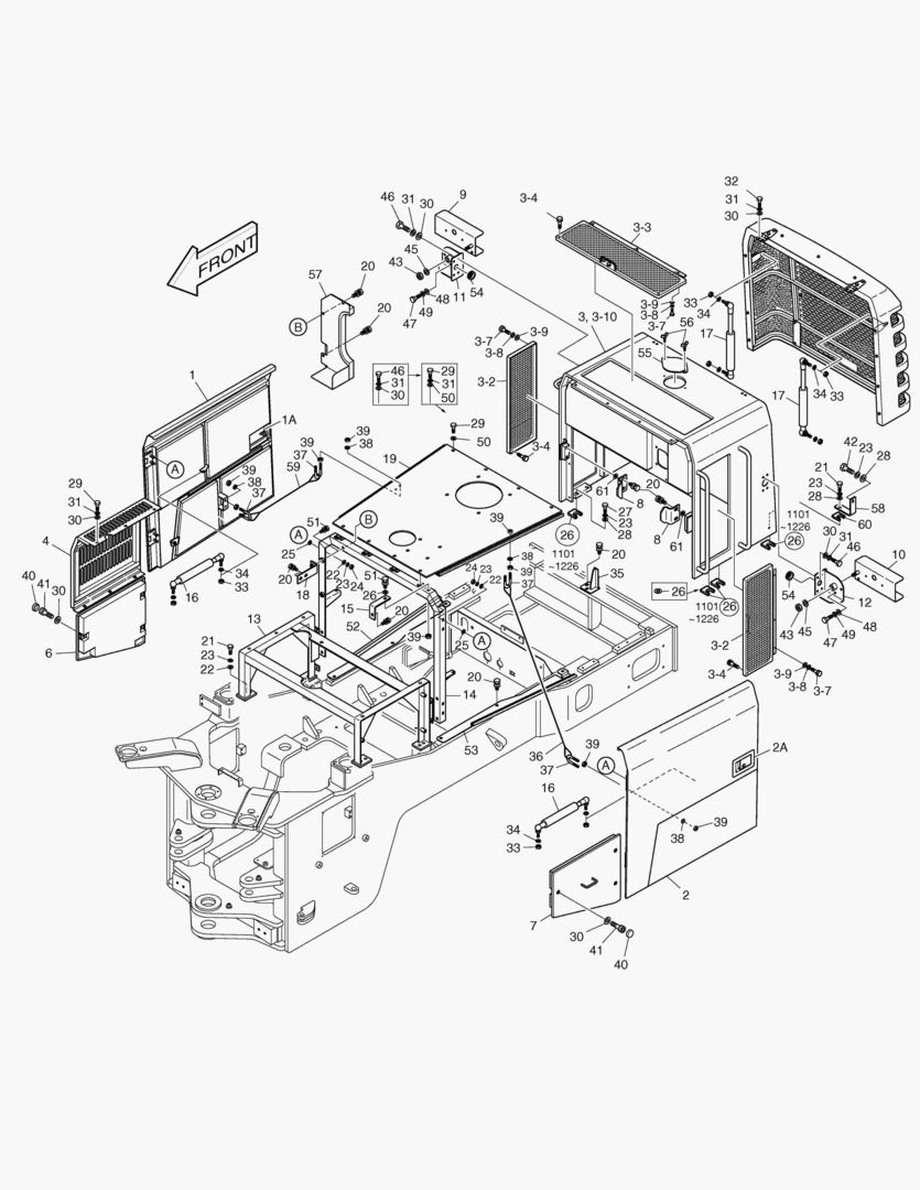 КРЫШКА ДВИГАТЕЛЯ