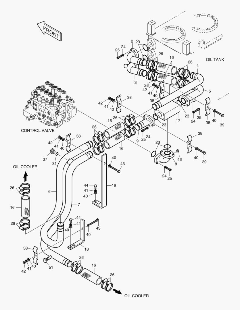 ТУБОПРОВОД МАСЛЯНОГО РАДИАТОРА(1)