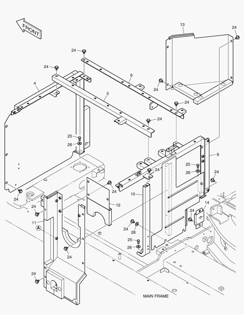 1700 SUPPORT & BAFFLE(2)