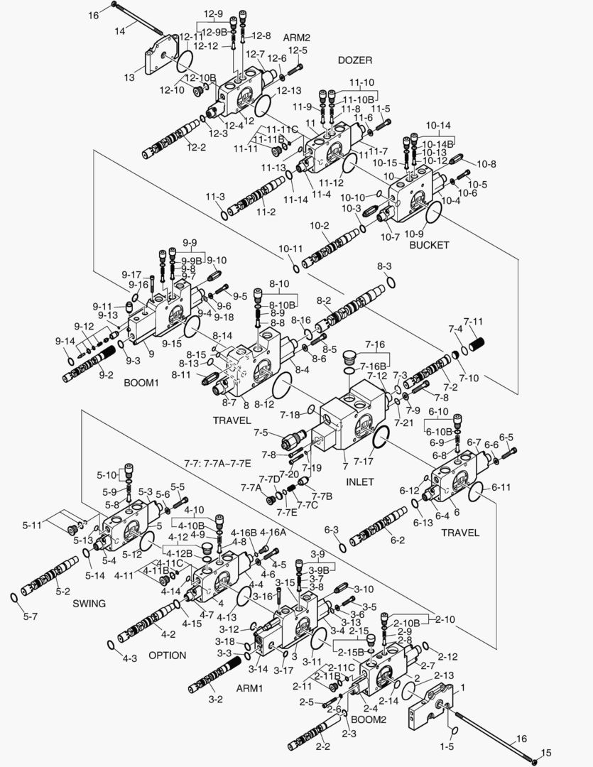 4220 CONTRAL VALVE-DOZER