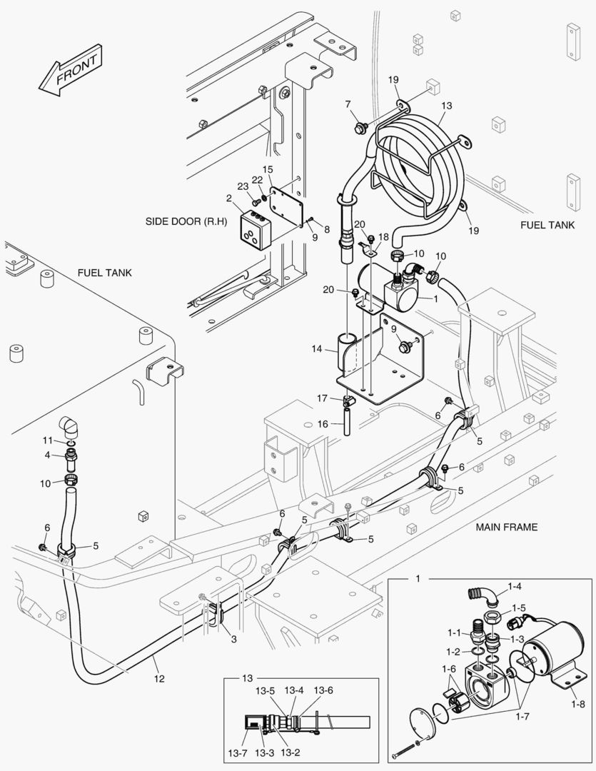 Спецтехника 6110 FUEL FILLER PUMP
