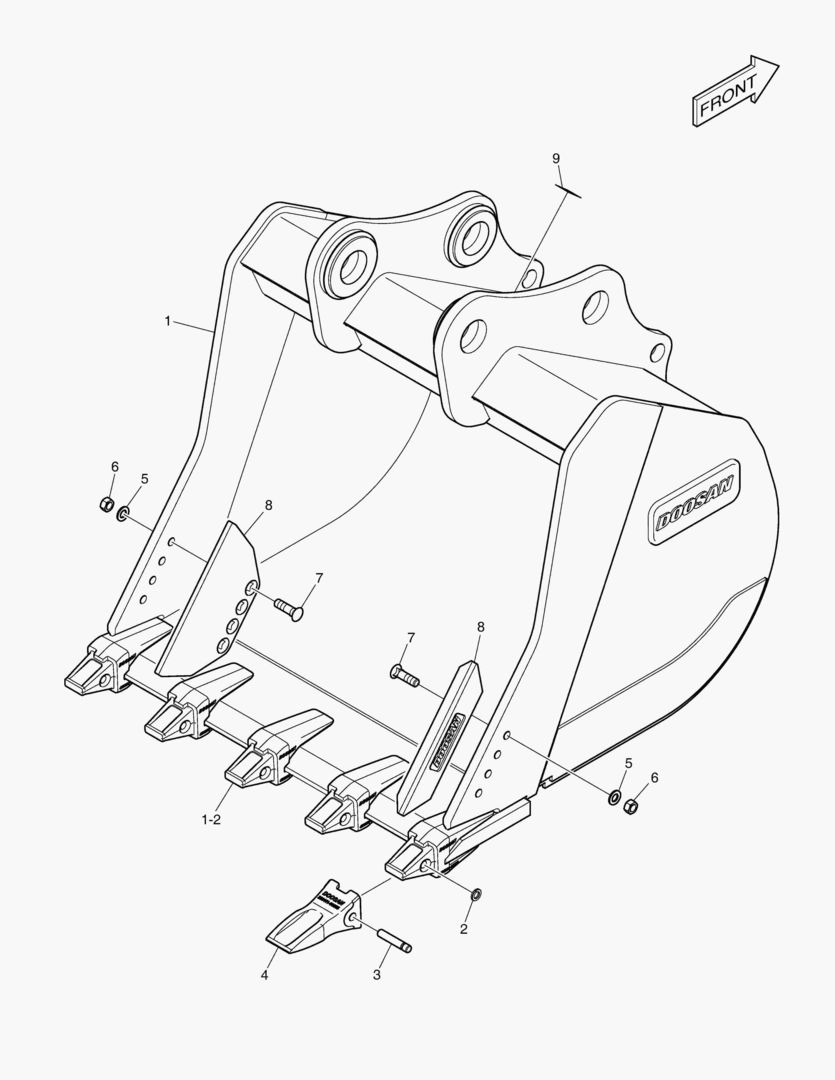 7150 BUCKET ASS`Y - 1.9mВі - G CLASS