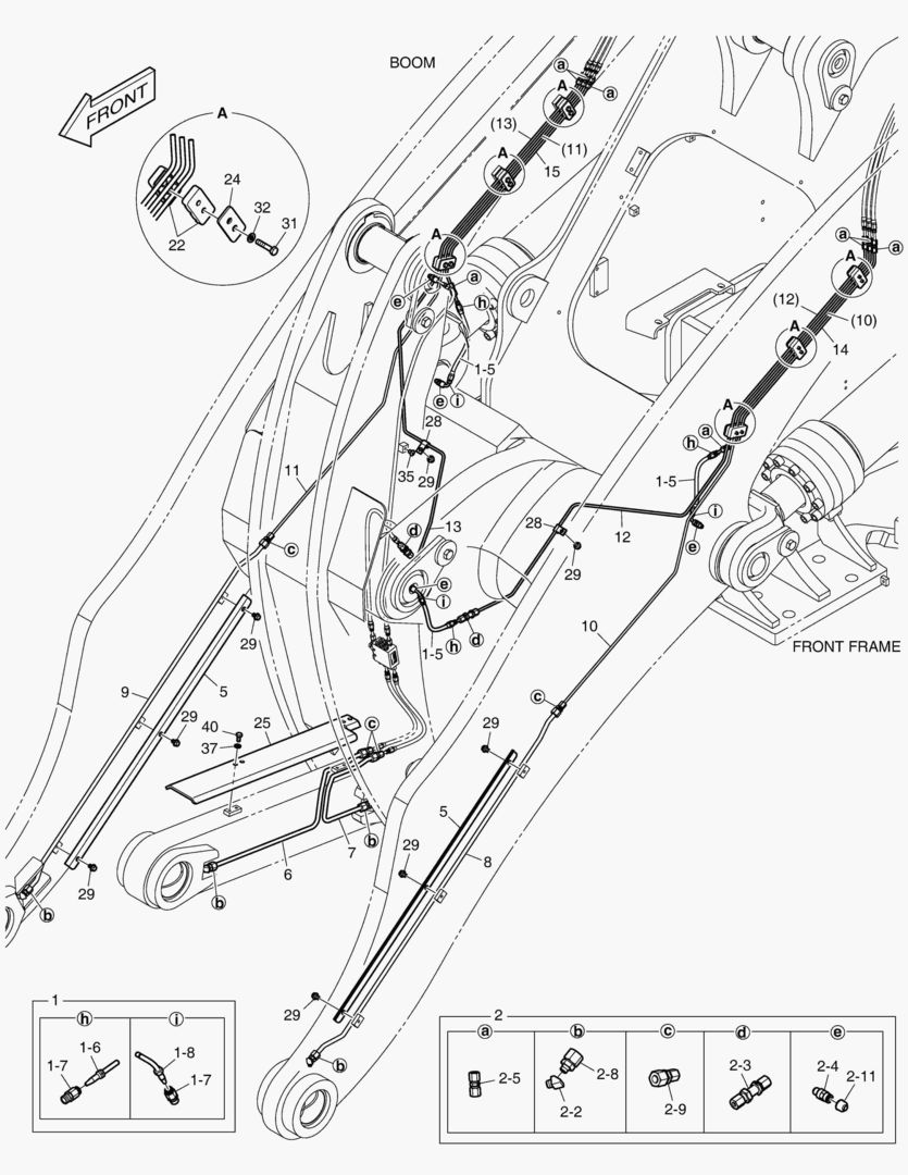 ТРУБОПРОВОД СМАЗОЧНОЙ СИСТЕМЫ - ДЛИННАЯ СТРЕЛА(1)