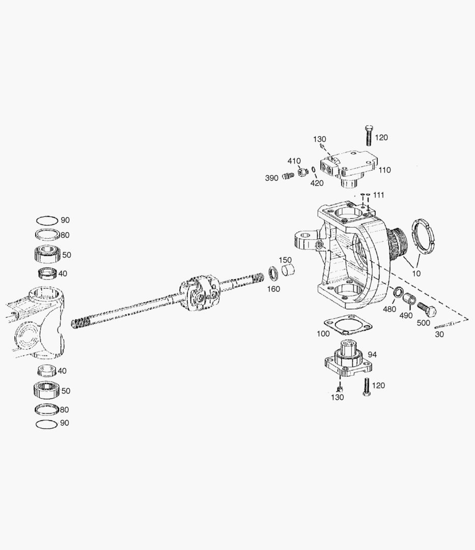 Спецтехника 7721 JOINT HOUSING-FRONT AXLE [706~] - главное фото