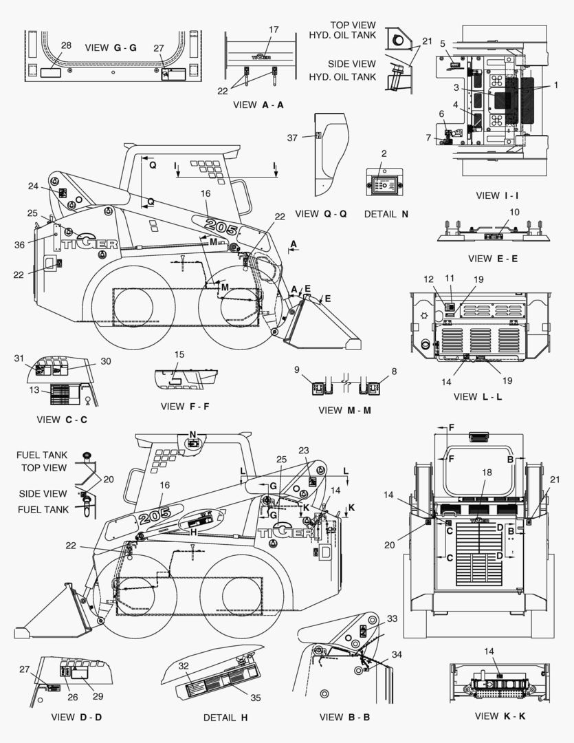 Спецтехника ЗАВОДСКАЯ ТАБЛИЧКА-ДЕКЕР от Globus Machinery
