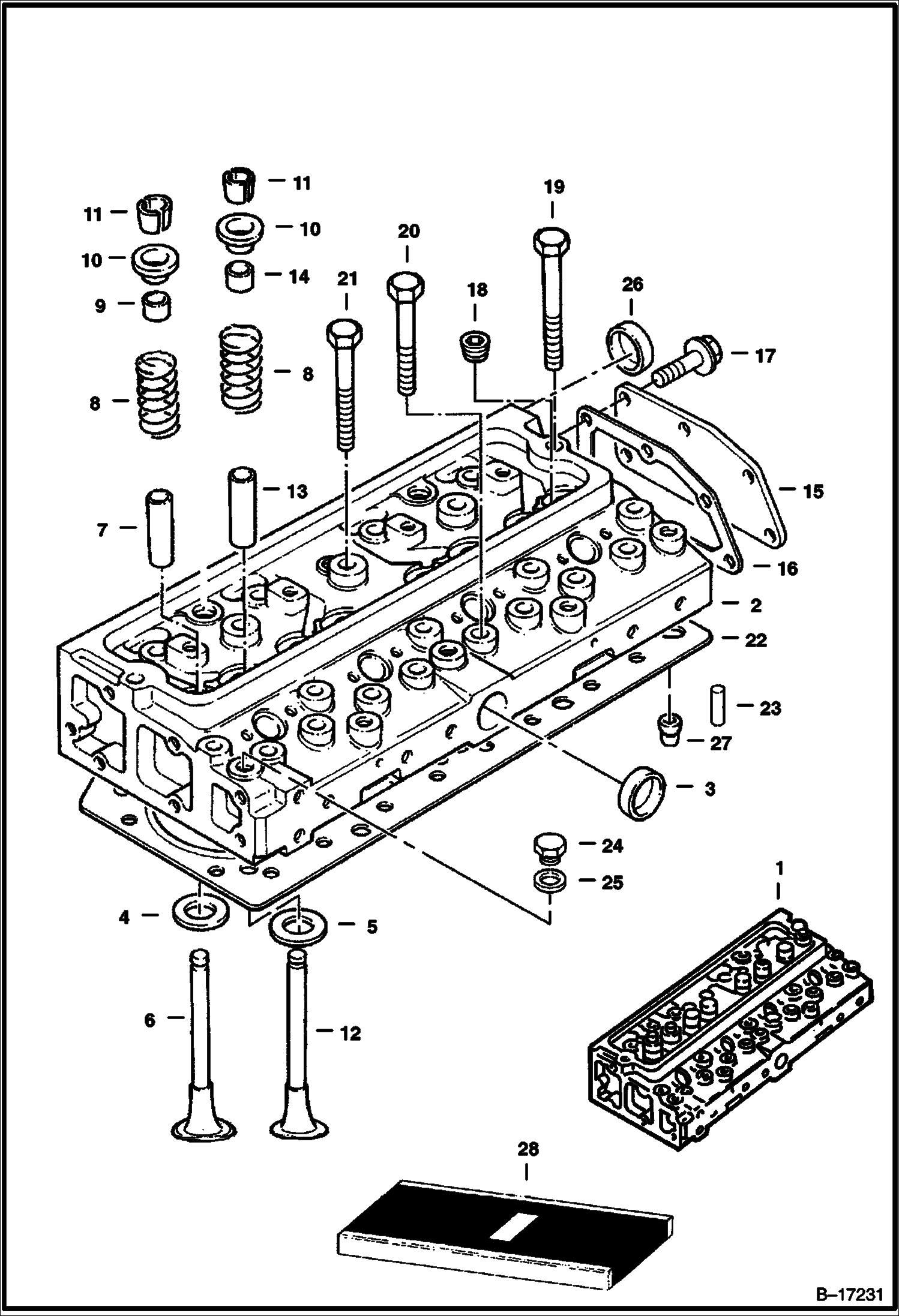 Схема ГОЛОВКА БЛОКА ЦИЛИНДРОВ