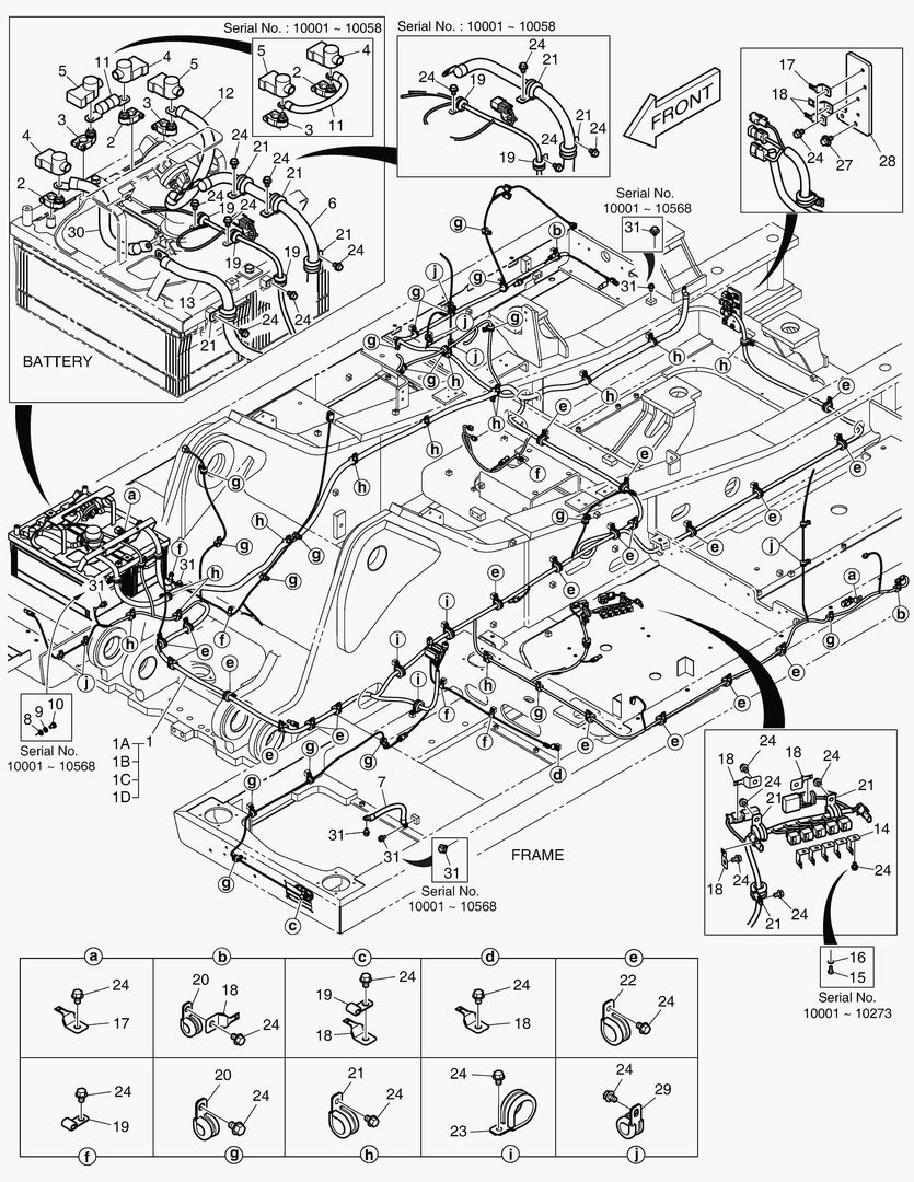 ЭЛЕКТРИЧЕСКИЕ ЗАПЧАСТИ - ЖГУТ ПРОВОДКИ