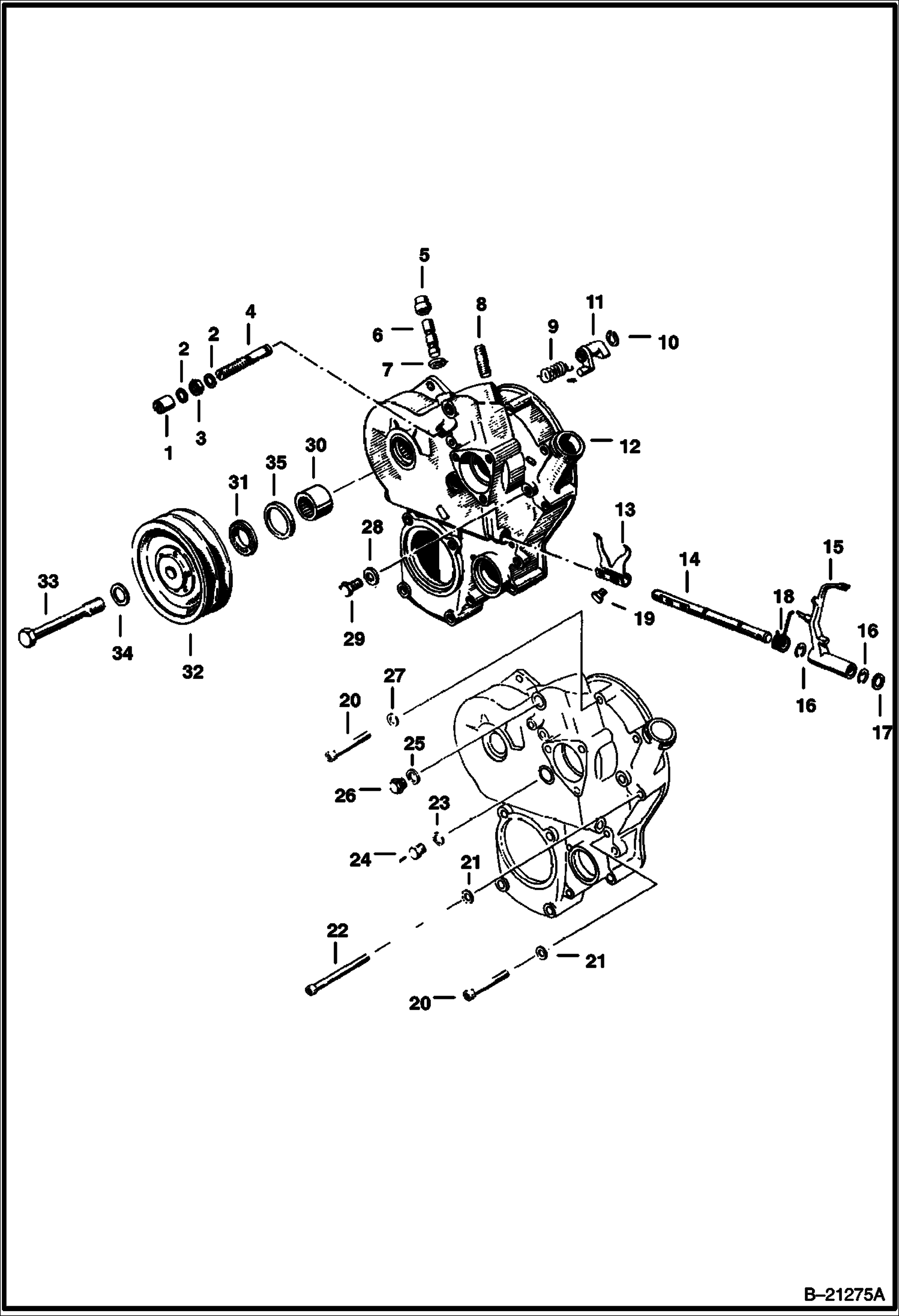 ПЕРЕДНЯЯ КРЫШКА DEUTZ F2L411W