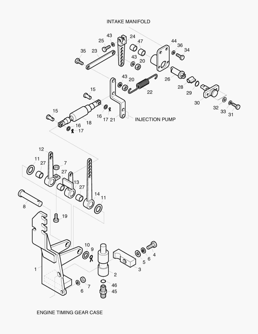 РЫЧАГ В СБОРЕ-ДВИГАТЕЛЬ SUB