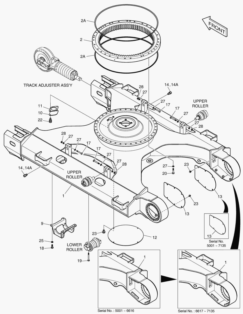 РАМА ГУСЕНИЦЫ