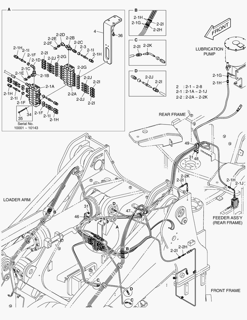 СМАЗКА - ПИТАТЕЛЬ(ПЕРЕДНЯЯ РАМА)