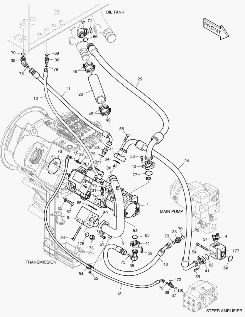 ПАТРУБКИ РУЛЕВОГО УПРАВЛЕНИЯ (1)
