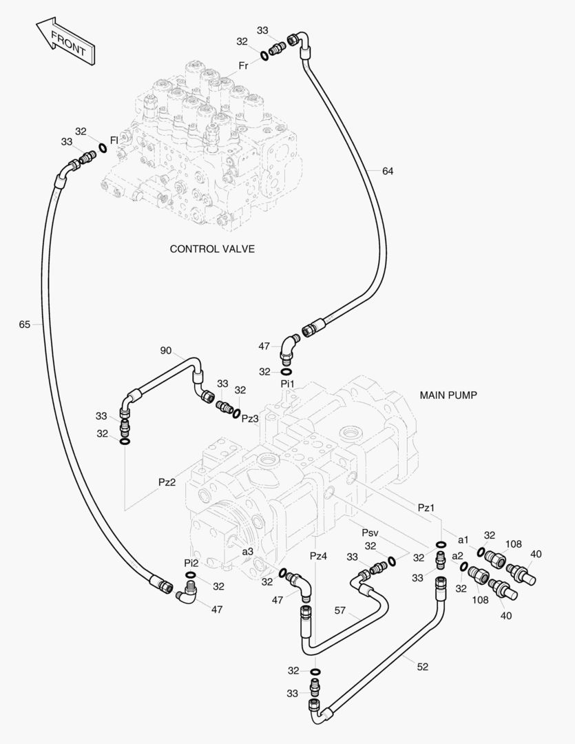 ТРУБОПРОВОД СЕРВОУПРАВЛЕНИЯ(9)