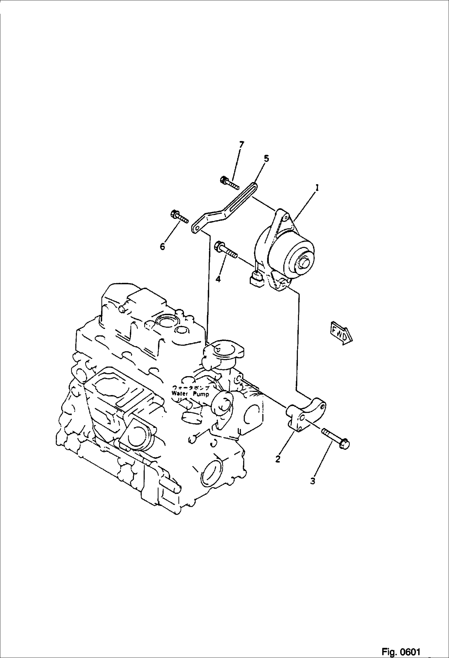 ГЕНЕРАТОР ПЕРЕМЕННОГО ТОКА И КРОНШТЕЙН