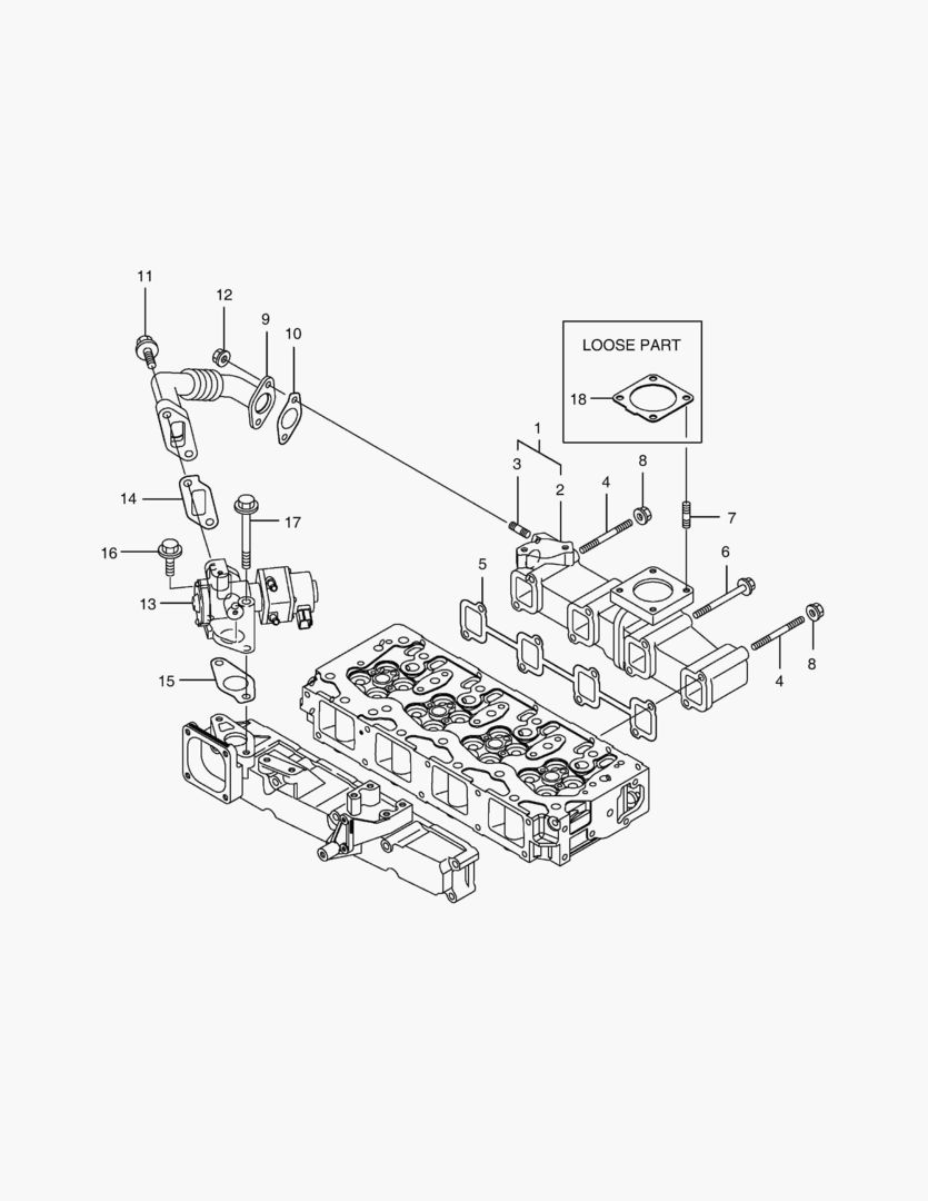 016 EXHAUST MANIFOLD