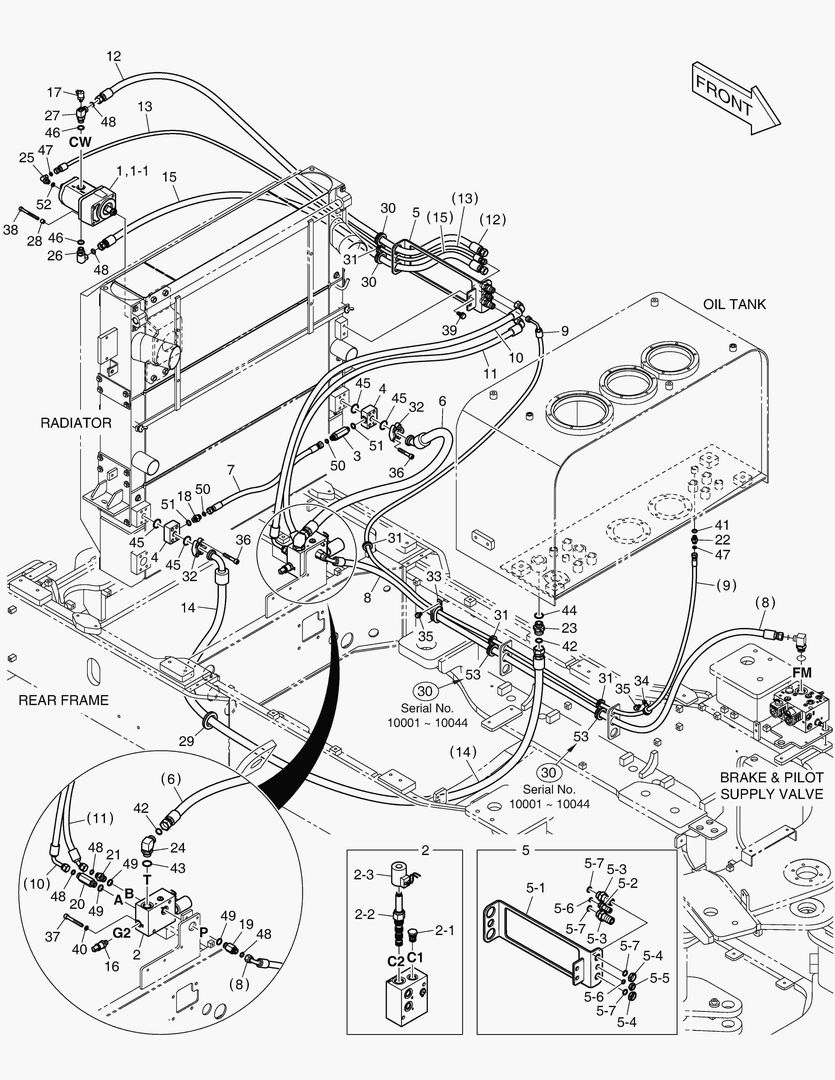 ТУБОПРОВОД МАСЛЯНОГО РАДИАТОРА (2)