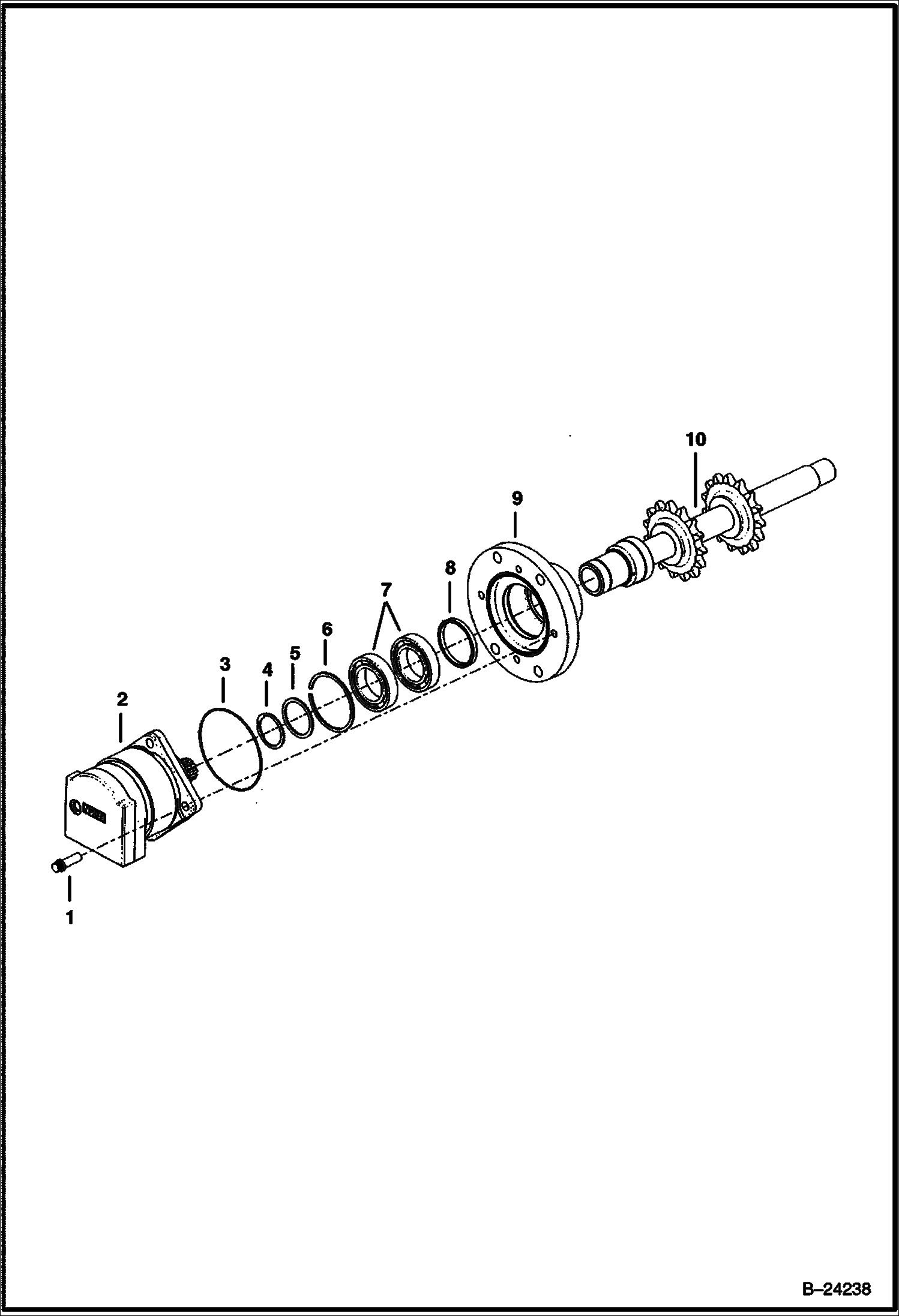 ПАДАЮЩИЙ МОЛОТ (ВАЛ ПРИВОДА В СБОРЕ) (0058)