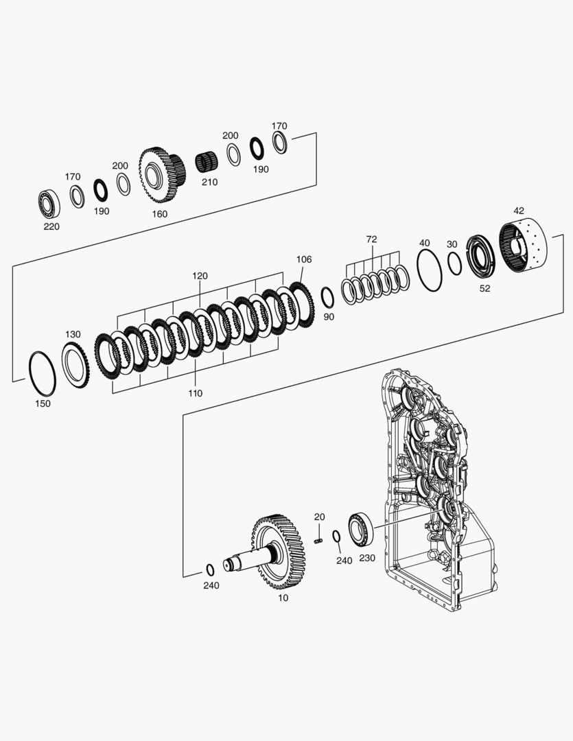 СЦЕПЛЕНИЕ - K3 - ТРАНСМИССИЯ