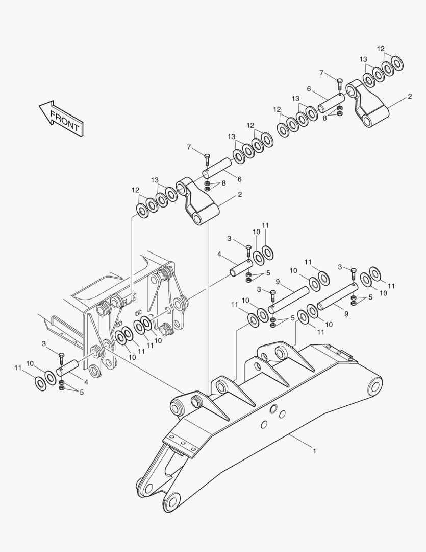 6190 OUTRIGGER-REAR [1001~1145]