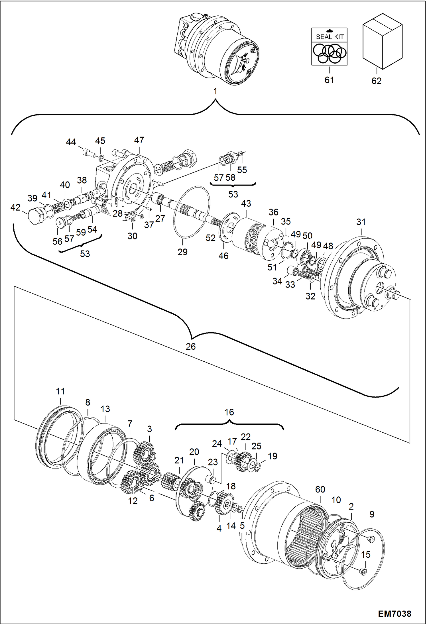 2 ПРИВОД СКОРОСТИ (#6691107) (СЕРИЙНЫЙ НОМЕР AB4711001 - AB4711299)