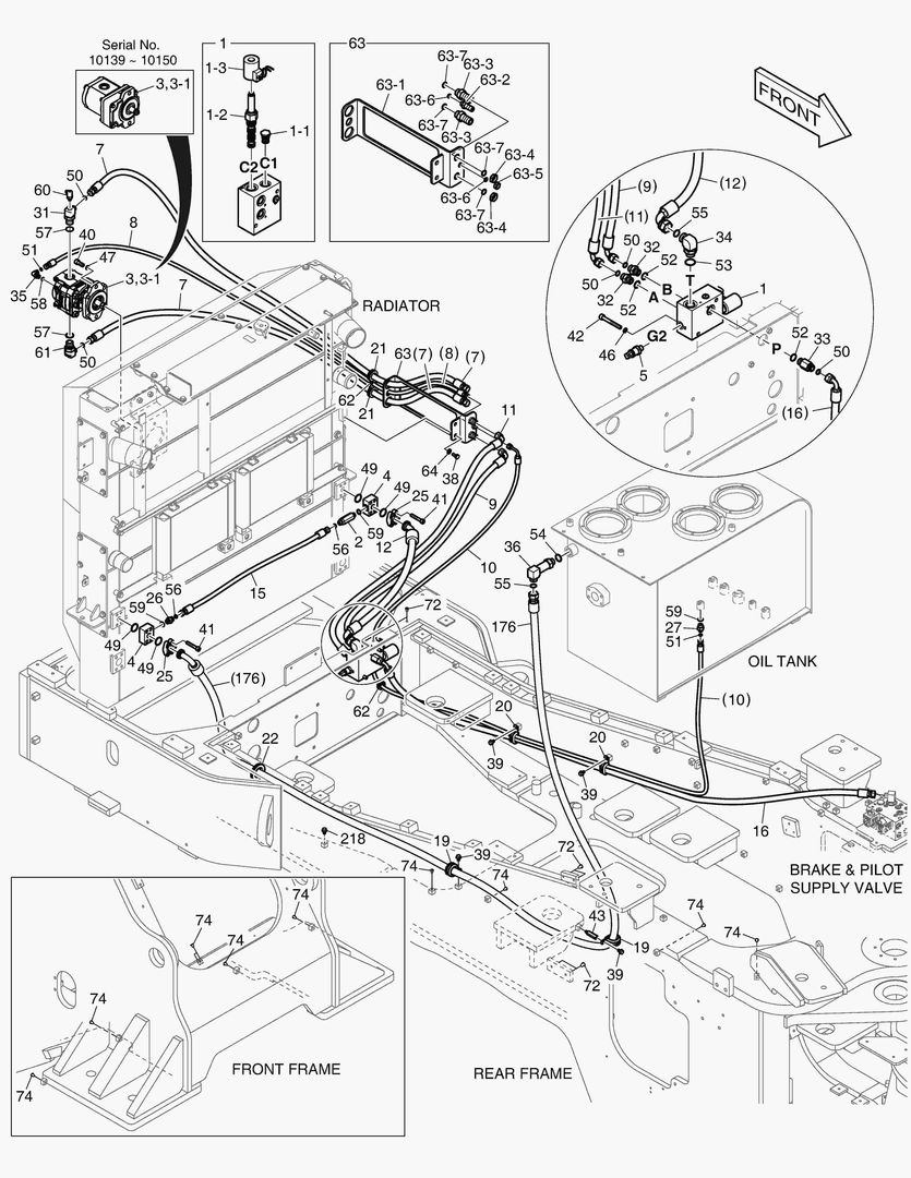 ТУБОПРОВОД МАСЛЯНОГО РАДИАТОРА (2)
