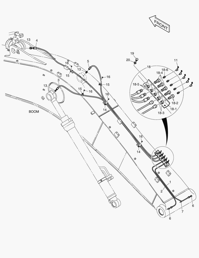 ТРУБОПРОВОД СМАЗОЧНОЙ СИСТЕМЫ - СТРЕЛА
