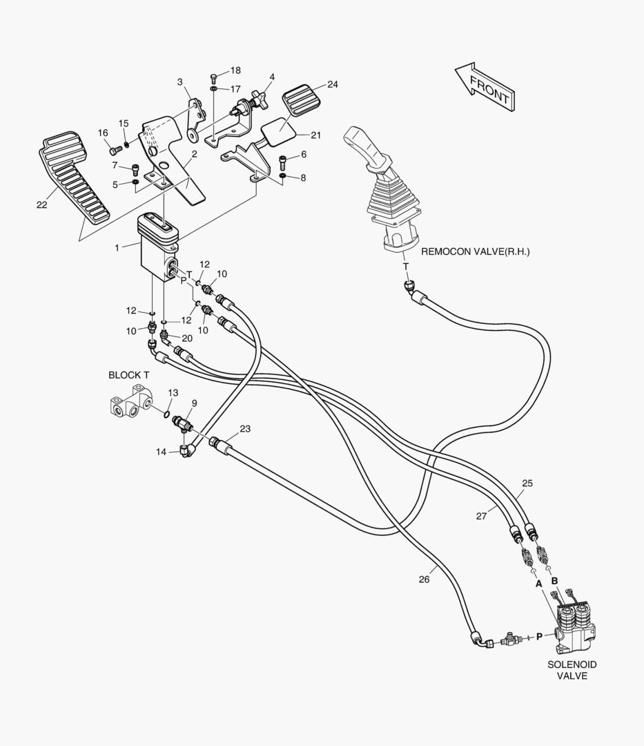 ТРУБОПРОВОД СЕРВОУПРАВЛЕНИЯ - 2 ПУТИ(2)