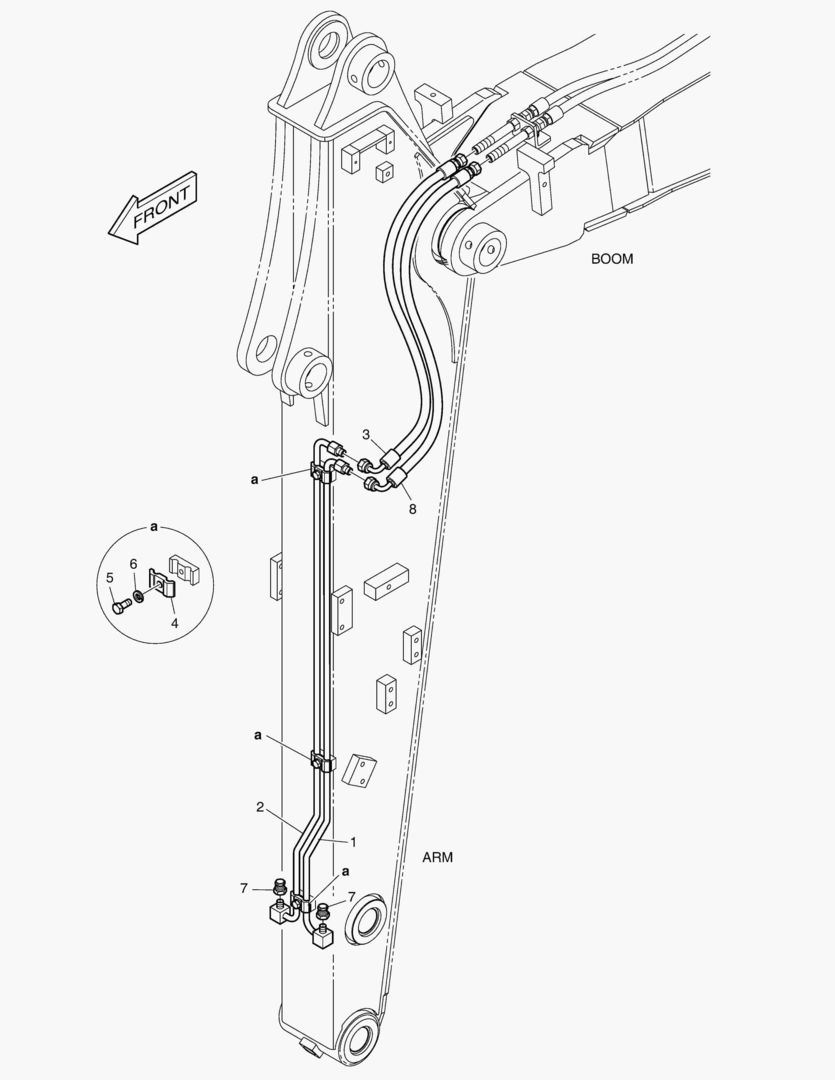 ГИДРОСИСТЕМА РУКОЯТИ - БЫСТРОУСТАНАВЛИВАЕМЫЙ ФИКСАТОР