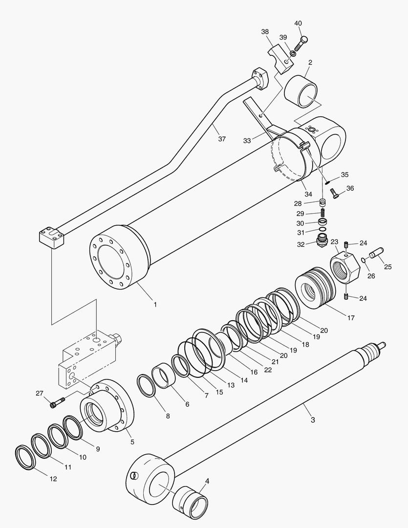 Спецтехника 4401 ARM CYLINDER - LOCK VALVE [5080~5125] - главное фото