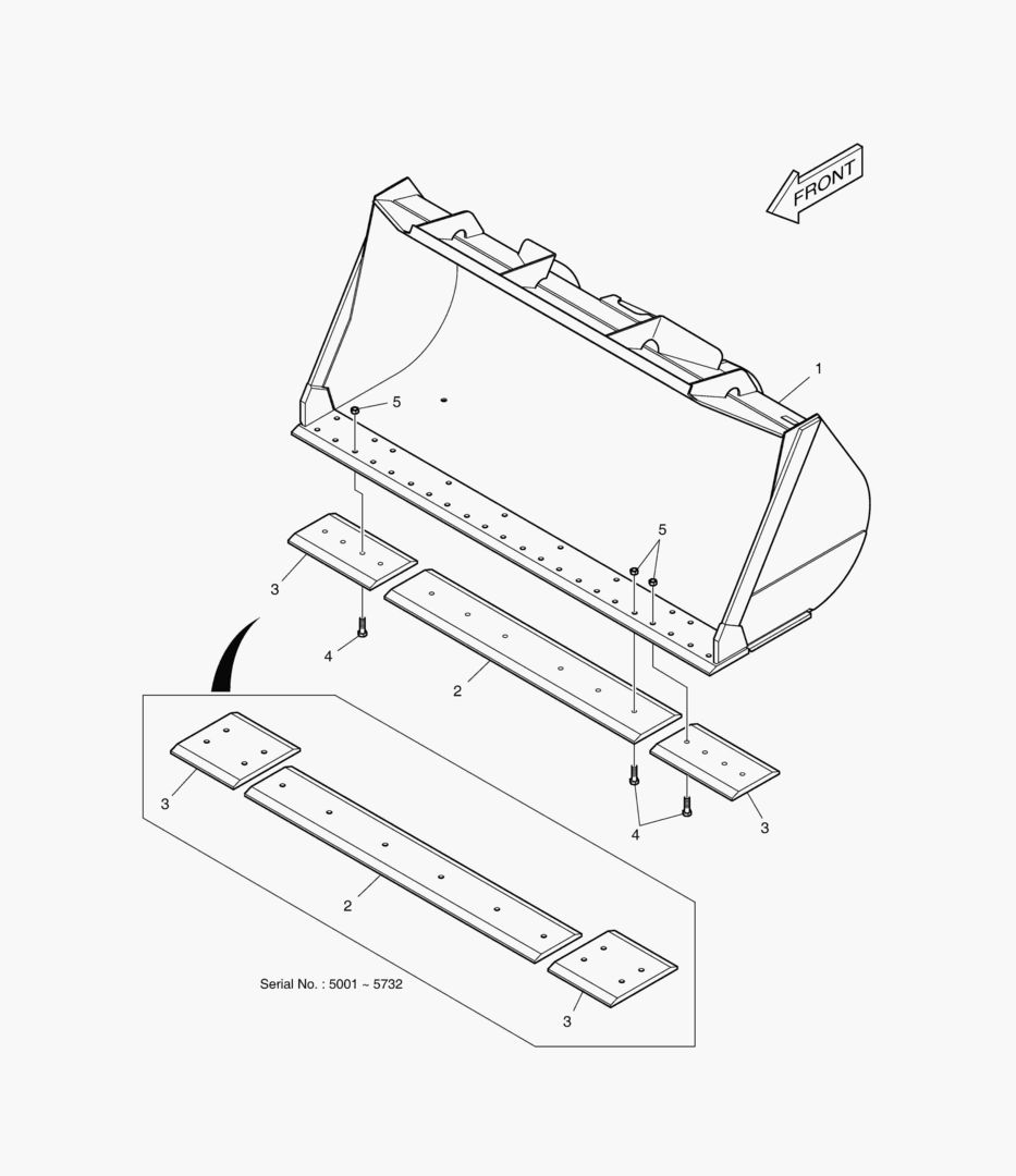 5150 BUCKET- 3.9гЋҐ-CUTTING EDGE