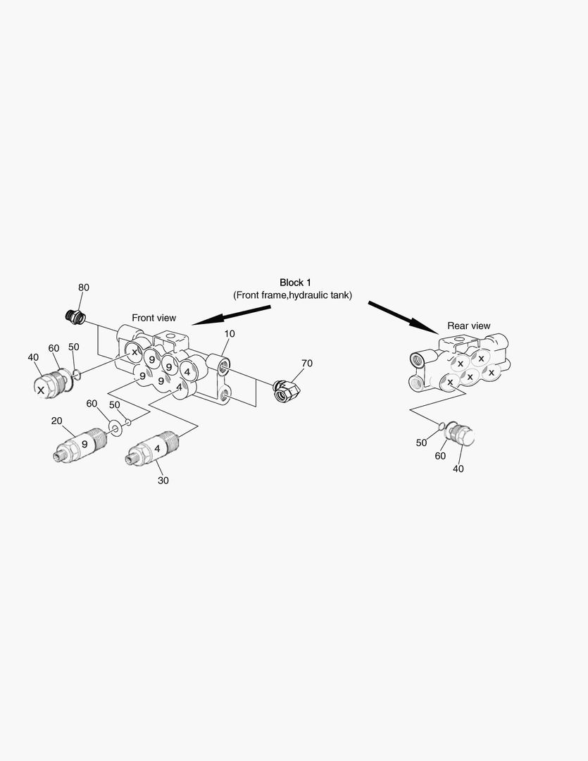 G490-50 CENTRAL LUBRICATION, BLOCK 1