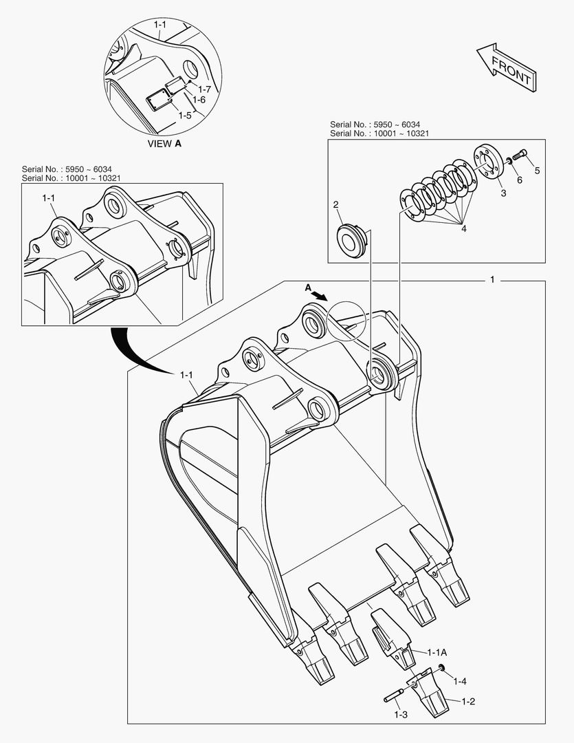 6740 ROCK BUCKET - 1.28mВі(HEAVY DUTY)