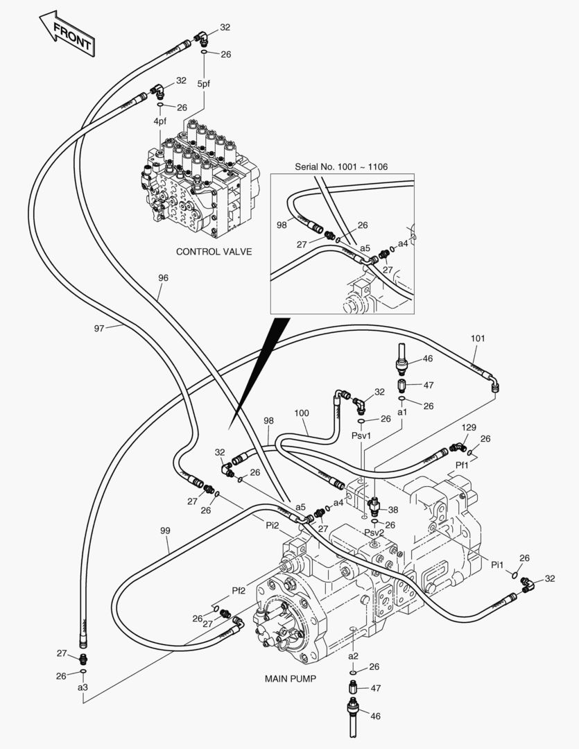 ТРУБОПРОВОД СЕРВОУПРАВЛЕНИЯ(9)