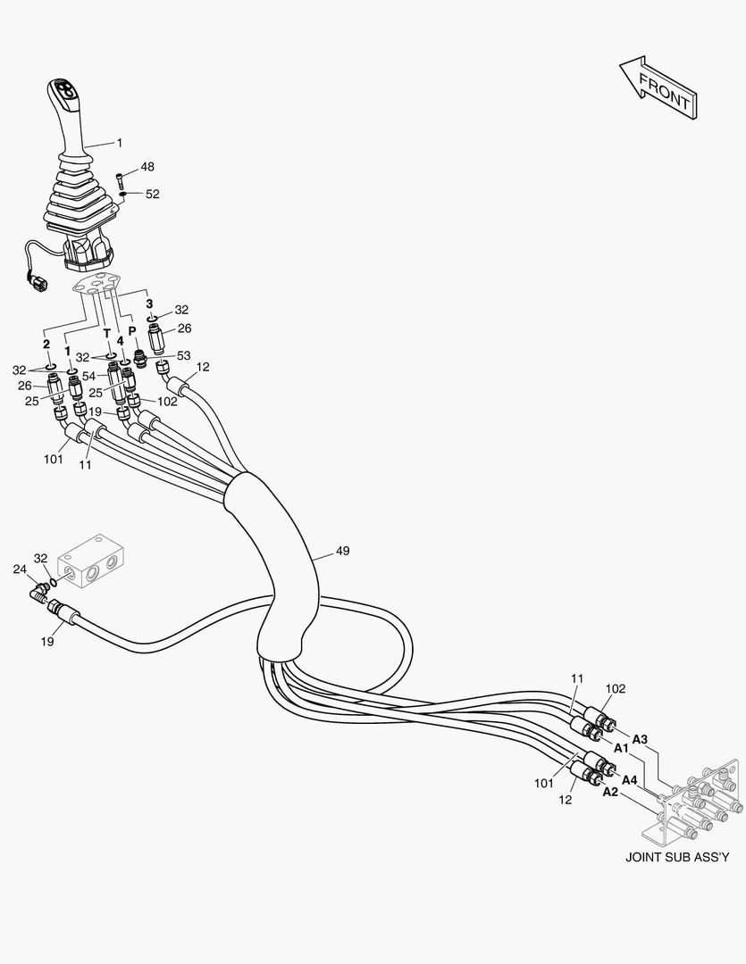 ТРУБОПРОВОД СЕРВОУПРАВЛЕНИЯ(6)