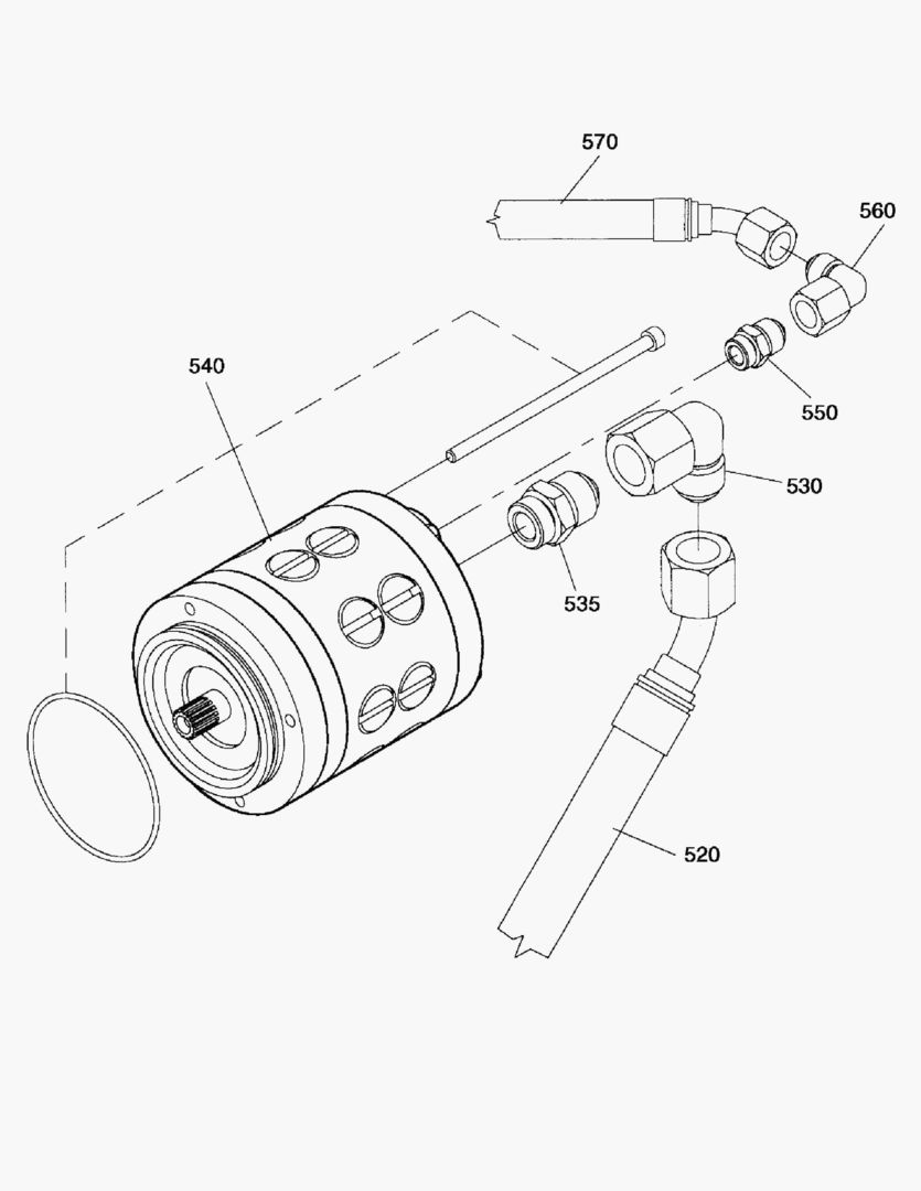 Спецтехника G190-22 EMERGENCY STEERING PUMP [810001~810052] - главное фото