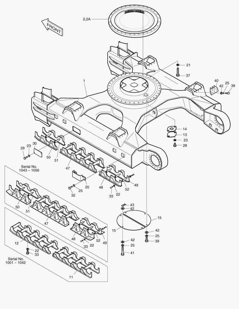 РАМА ГУСЕНИЦЫ