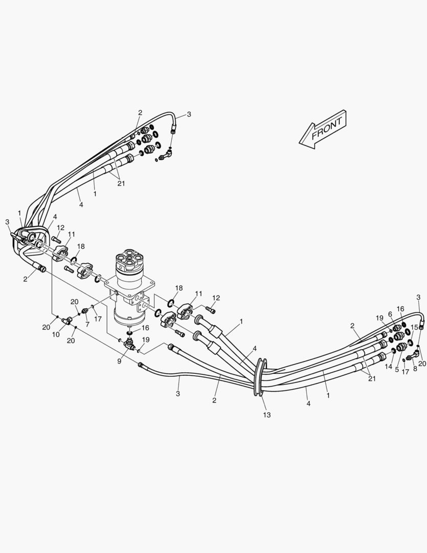 2190 TRAVEL PIPING - DX140AF