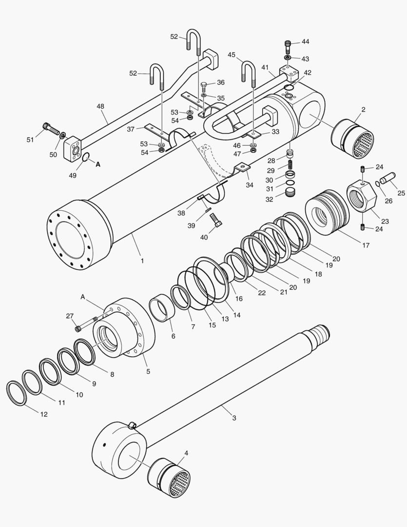 Спецтехника 4280 ARM CYLINDER - BOOM 6.3m