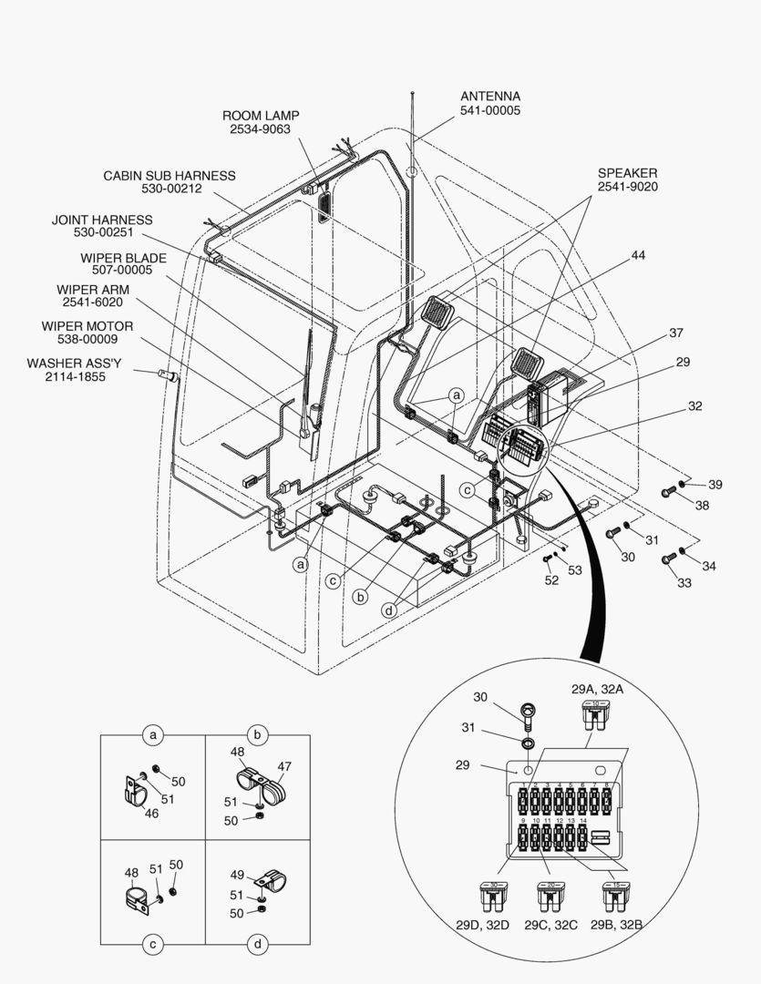 ЭЛЕКТРИЧЕСКИЕ ЗАПЧАСТИ(4)-КАБИНА