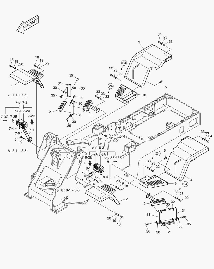 1390 FENDER & LADDER