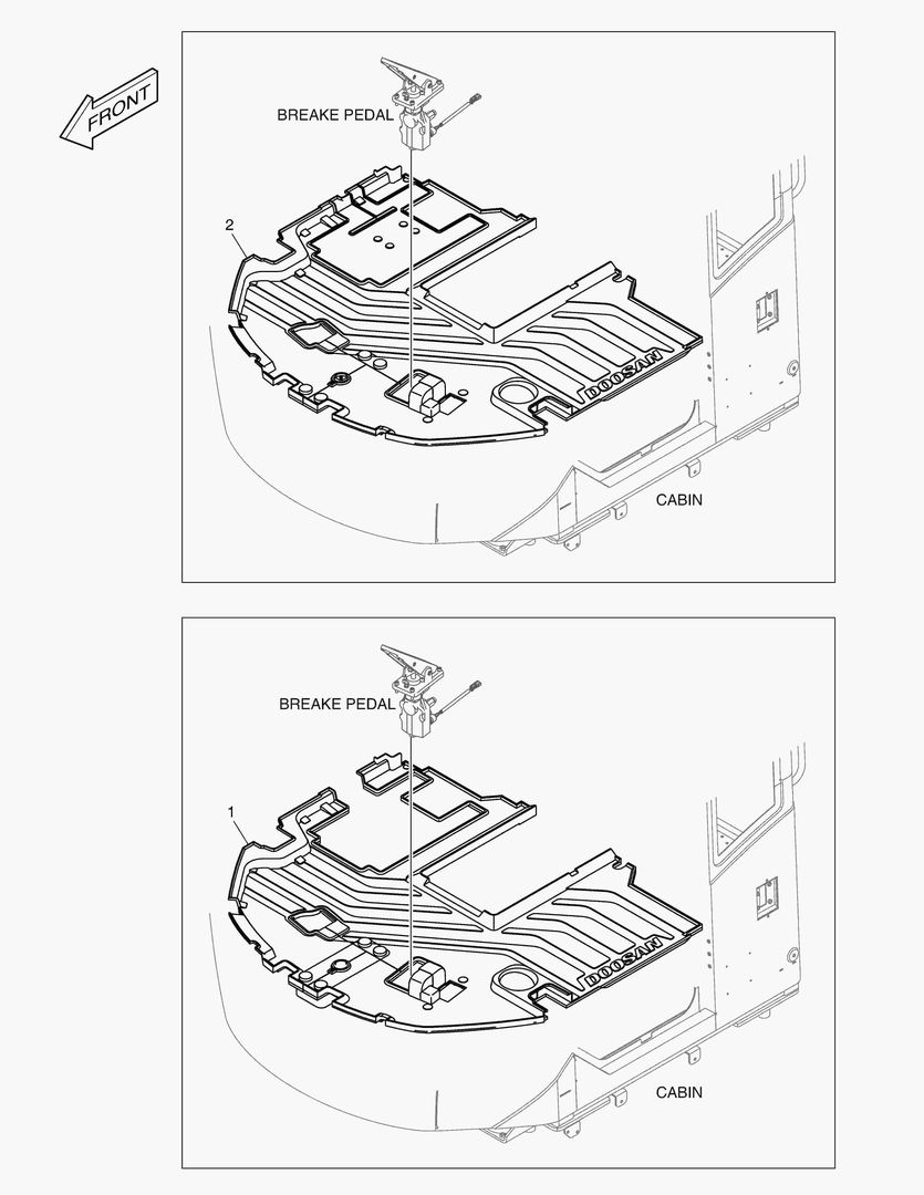 КОВРИК НА ПОЛУ КУЗОВА