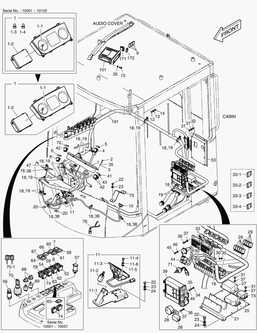ЭЛЕКТРИЧЕСКИЕ ЗАПЧАСТИ - КАБИНА