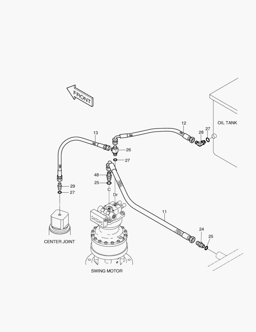 ТУБОПРОВОД МАСЛЯНОГО РАДИАТОРА(3)