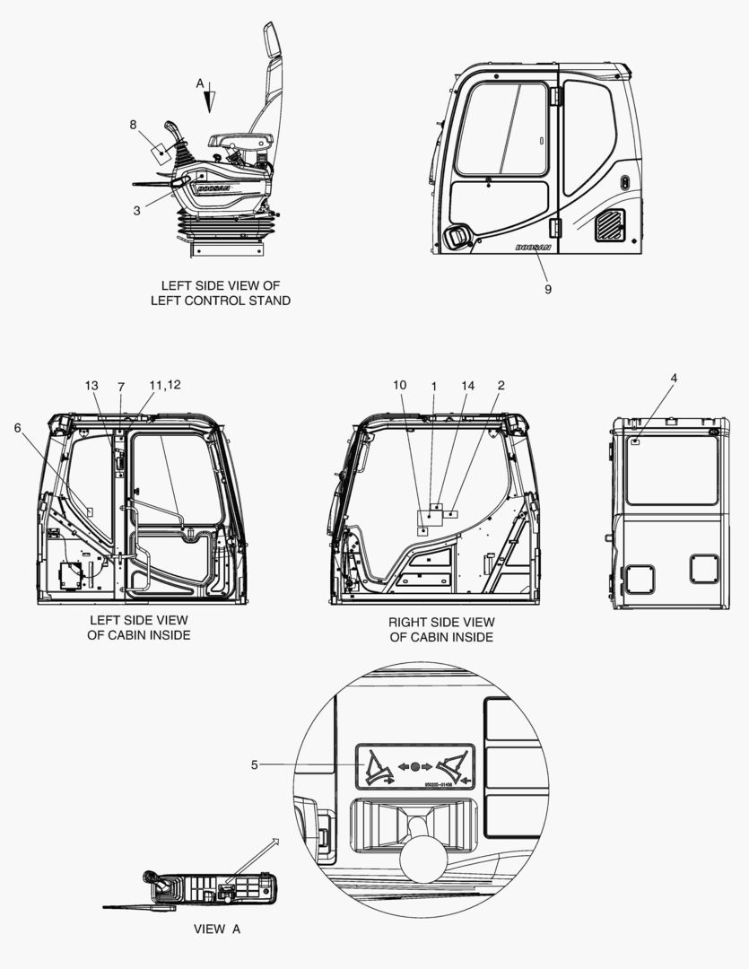 5160 NAME PLATE - CABIN(EUROPE) [1001~1060]