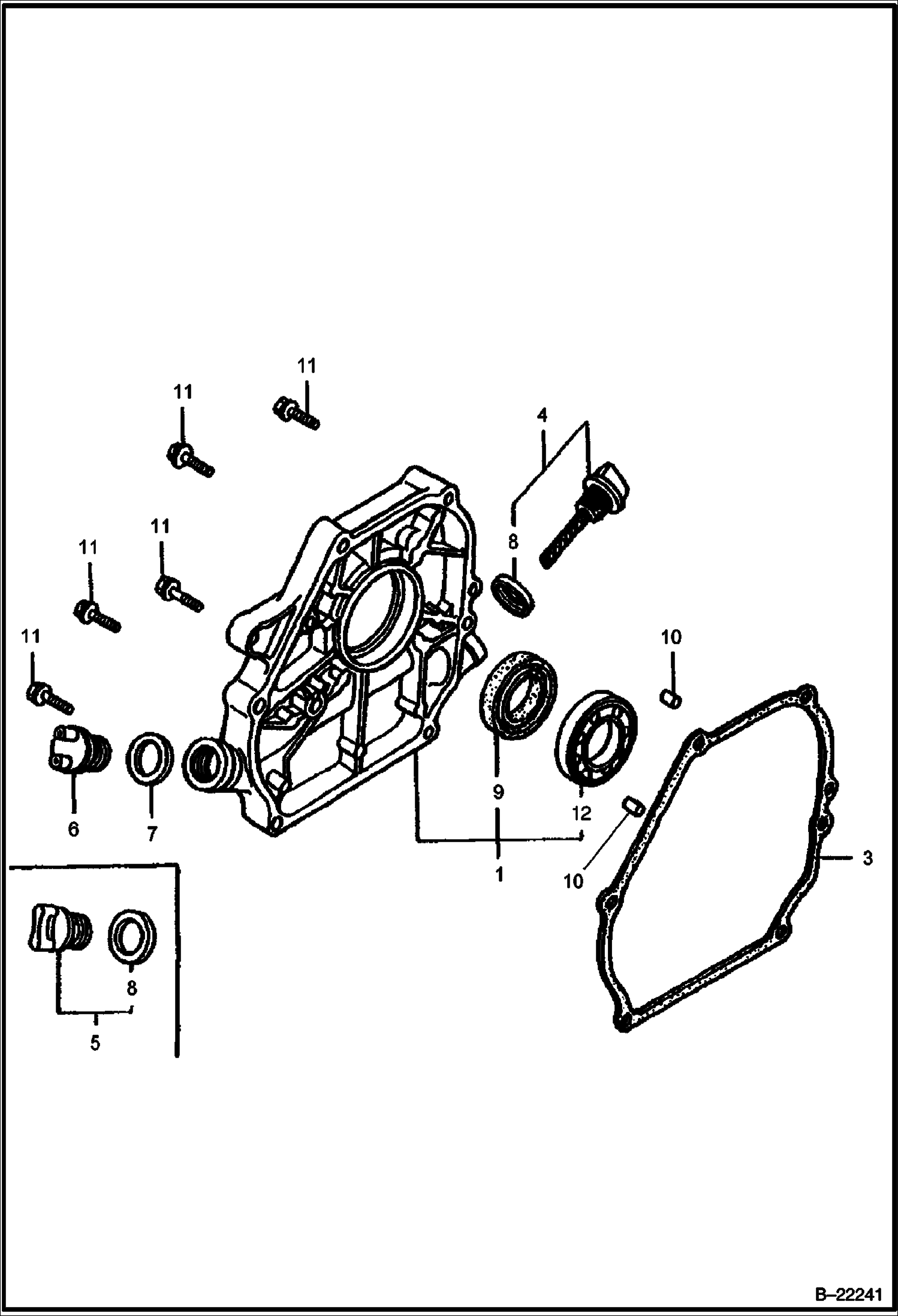 HONDA ДВИГАТЕЛЬ (КРЫШКА КРИВОШИПНОЙ КОРОБКИ)